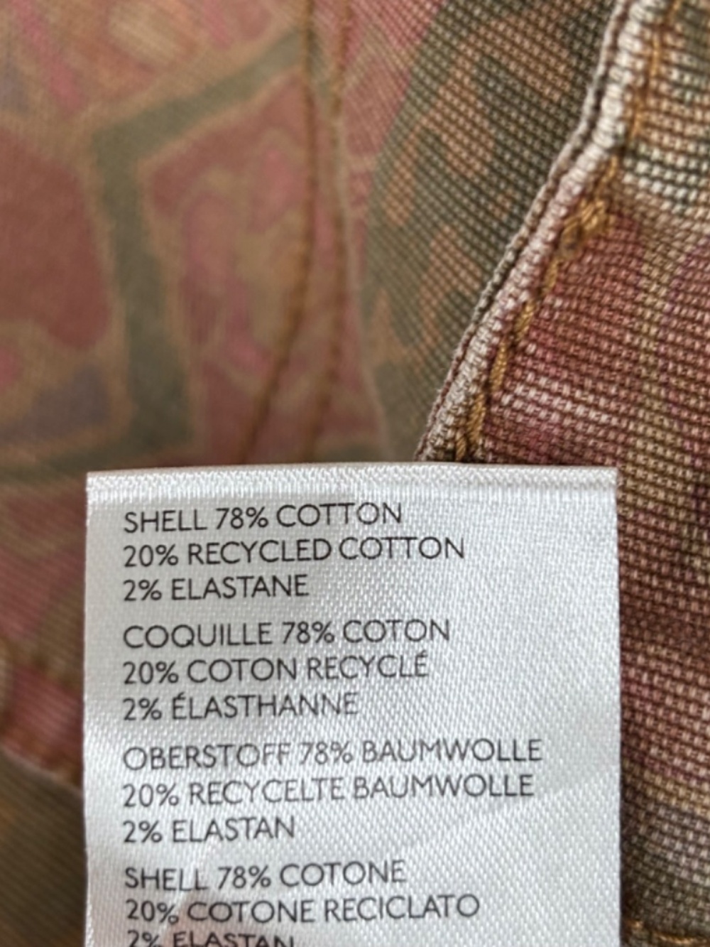 Pilcro Wanderer Overalls 27 DIY Shortalls Raw Hem CUT Brown Print Boho Cottage - Picture 14 of 14